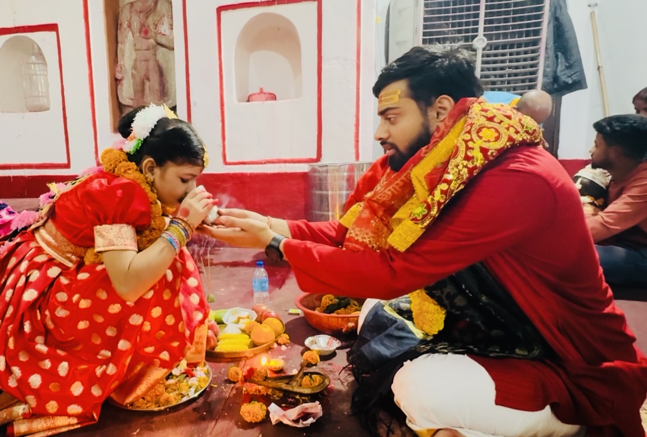 Nav Kanya Bhojan and Pujan Sewa