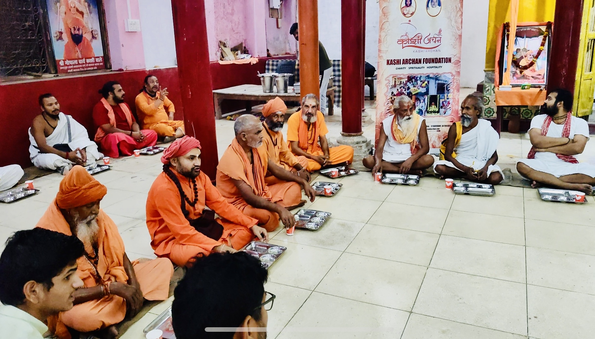 201 Poor Devotees & 101 Sanyasis Annadan Seva