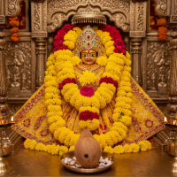 Nariyan & Pusp Offer to Maa Baglamukhi