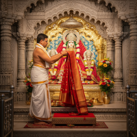 Saree Offer to Maa Tara
