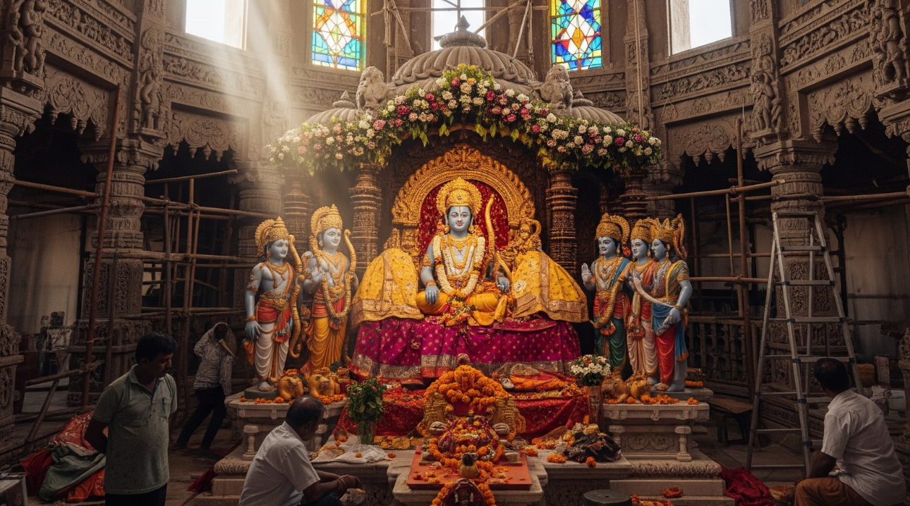Sponsor Pratishta of Ram Darbar in Temple