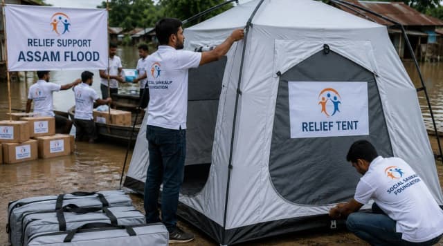 Foldable Relief Tent